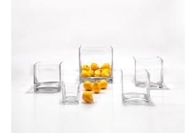 Cube Glass Vases
